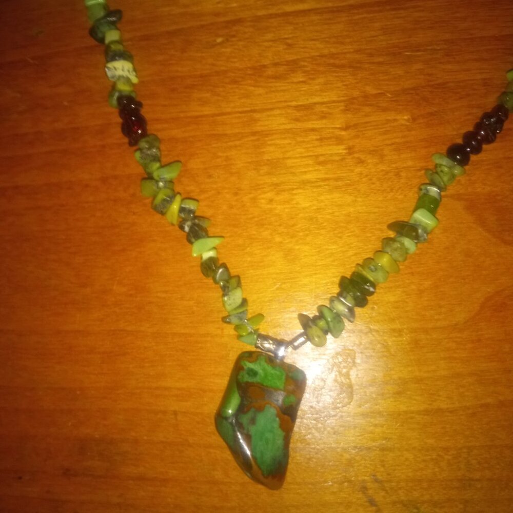 Gemstone necklace